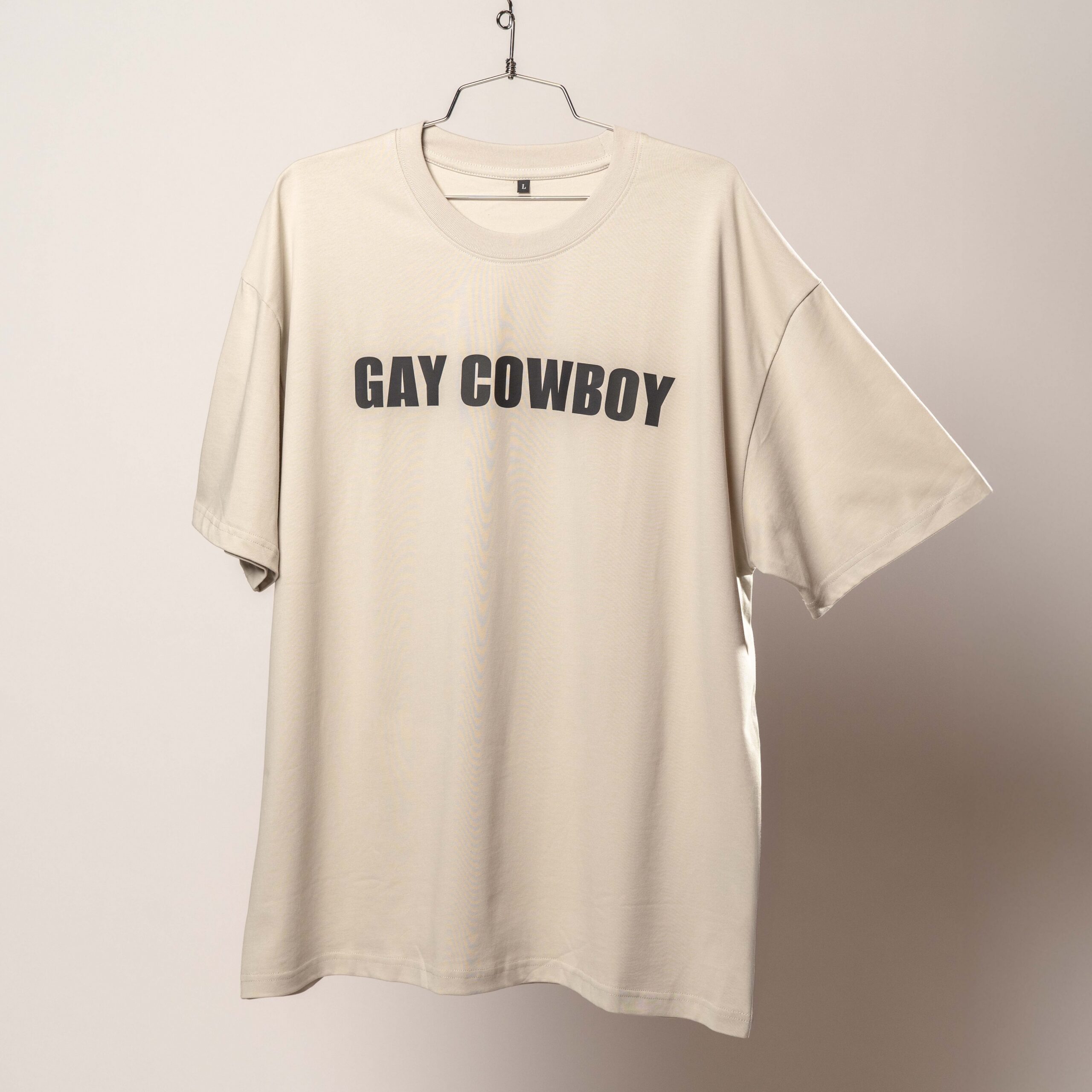 Gay Cowboy Tee – Cream