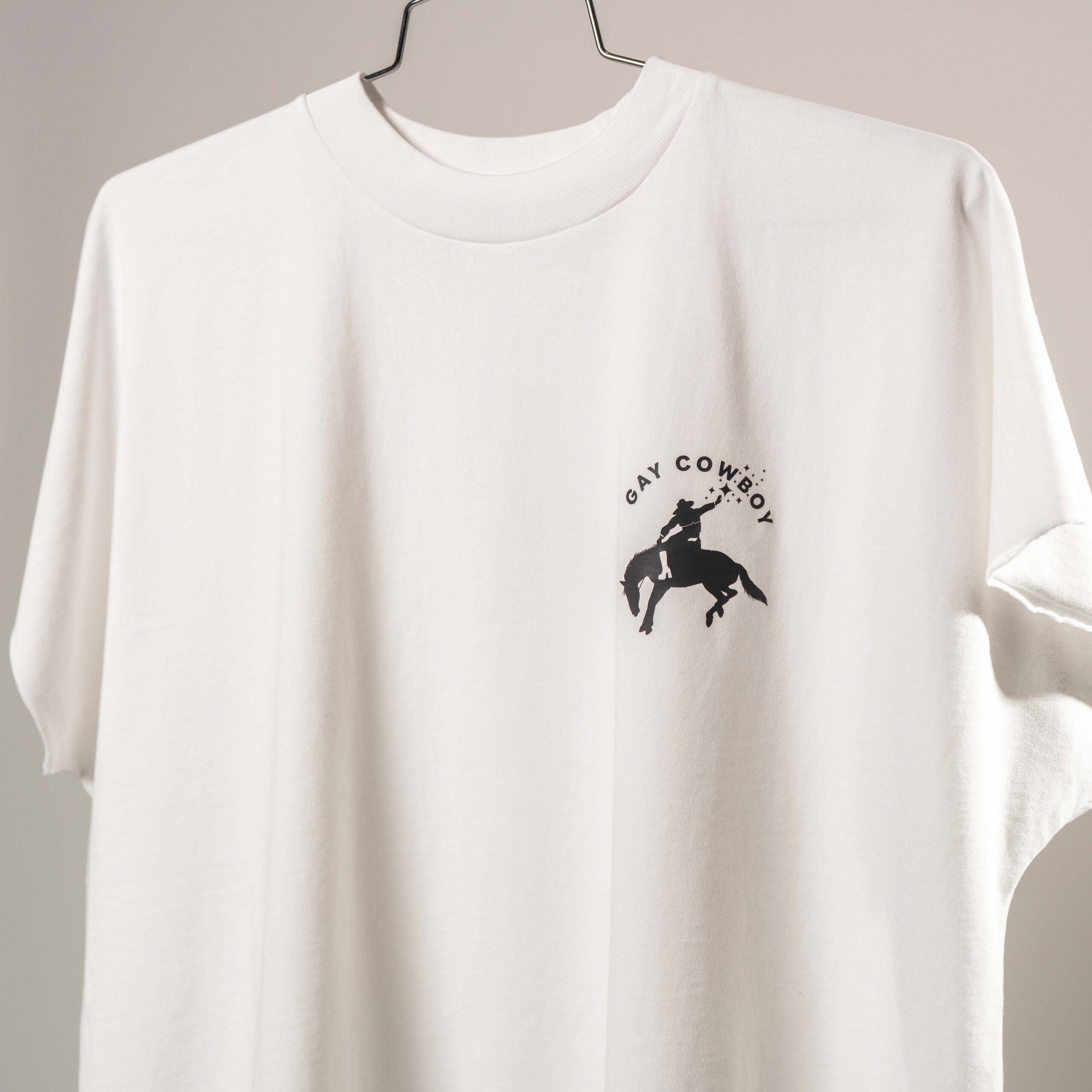 Gay Cowboy Tee – White