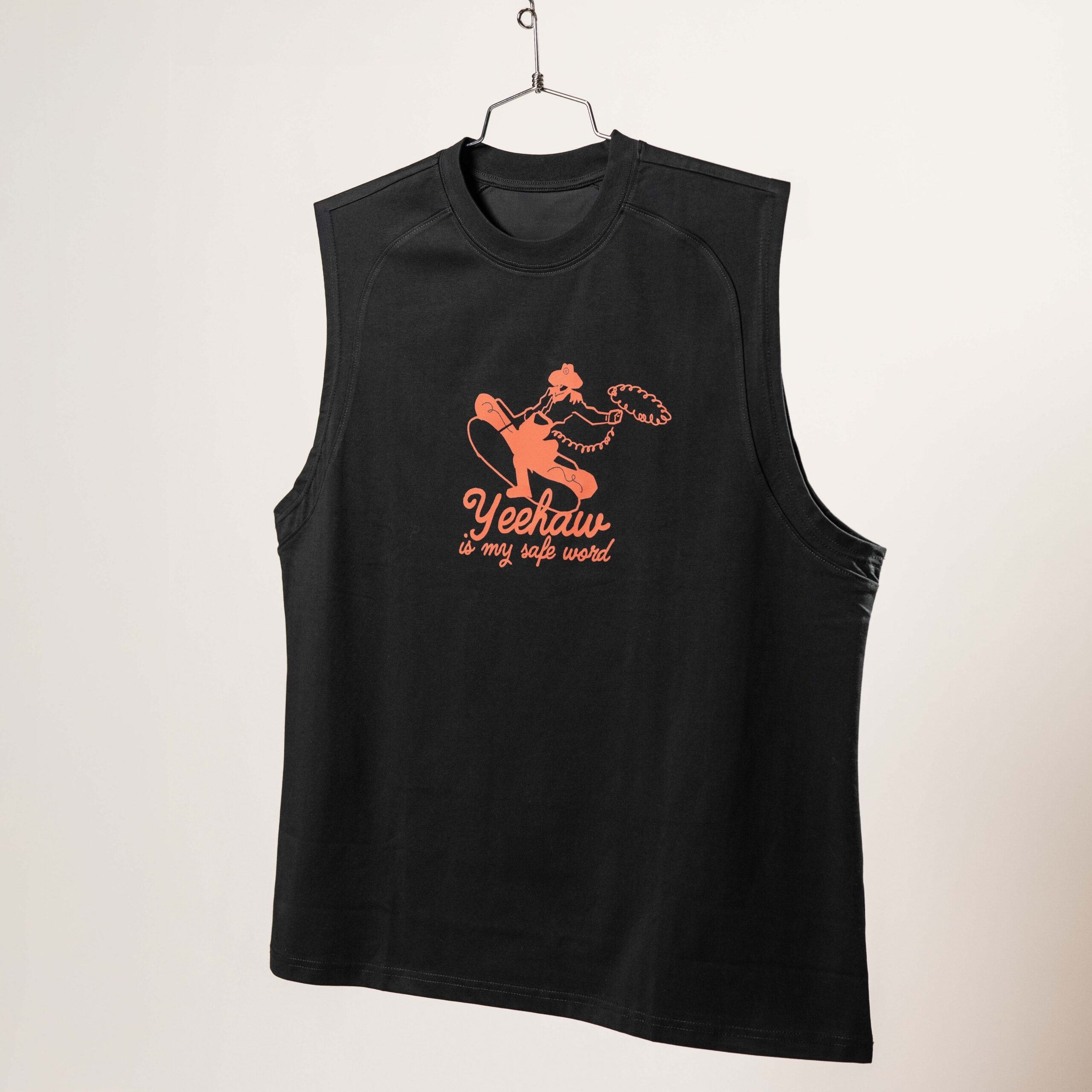 Yeehaw Is My Safeword Cut Off Tee
